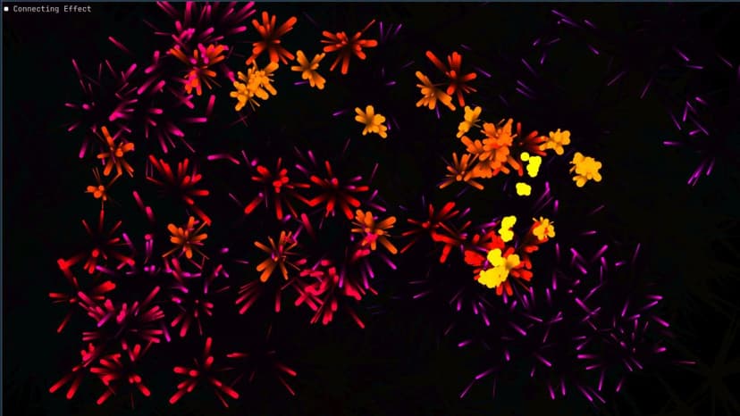 JS Canva Particle Effect preview