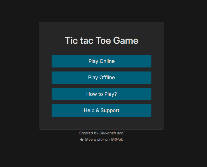 Tic-Tac-Toe Multiplayer (online) screenshot 2
